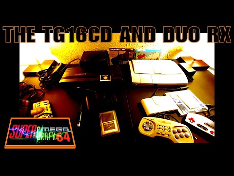 TurboGrafx 16 with CD Rom and PC Engine Duo RX Hardware