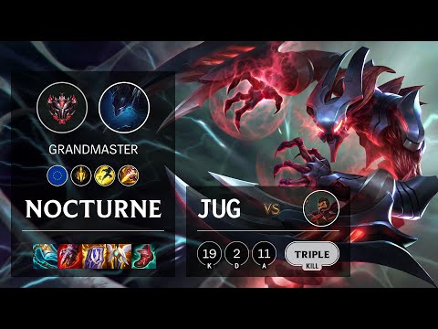 Nocturne Jungle vs Graves - EUW Grandmaster Patch 11.6
