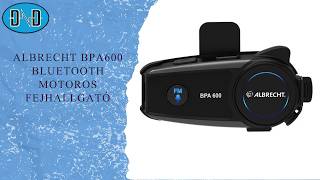 Albrecht_BPA600_Bluetooth_motoros_fejhallgato
