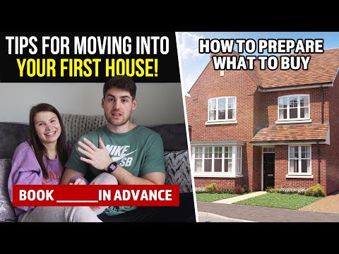 Tips For Moving Into YOUR FIRST HOUSE! 🏠 How to prepare, what to buy