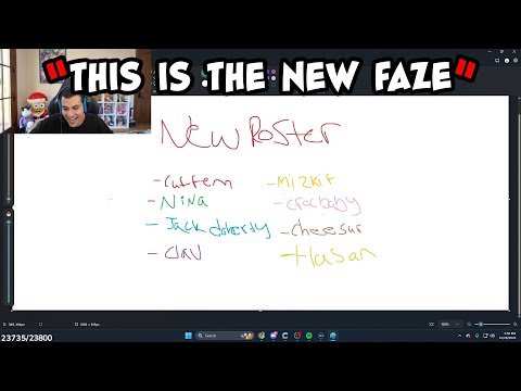 Stable Ronaldo Makes A New Roster For FaZe After Everyone Left