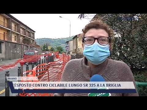 2021-05-05 VAIANO - ESPOSTO CONTRO CICLABILE LUNGO SR 325 A LA BRIGLIA