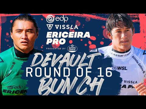 Imaikalani deVault vs Jackson Bunch | EDP Vissla Ericeira Pro - Round of 16 Heat Replay