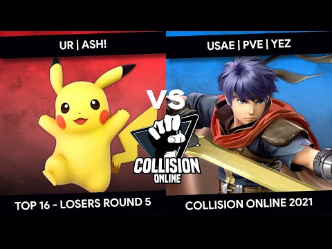 Collision Online 2021 - Ash! (Pikachu) vs Yez (Ike) - Top 16 - Losers Round 5