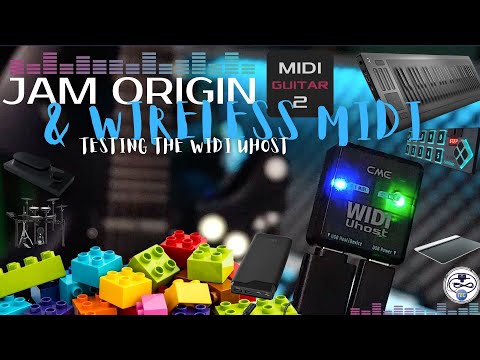 MIDI Guitar 2 and Wireless MIDI  - Testing the CME WIDI Uhost