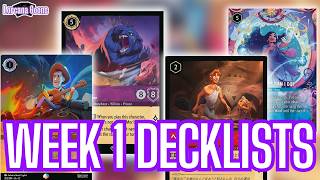 New WEEK 1  Decks For BOTH FORMATS! - Meta Watch Monday / Disney Lorcana