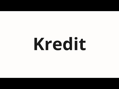 How to pronounce Kredit | Кредит (Credit in Russian)