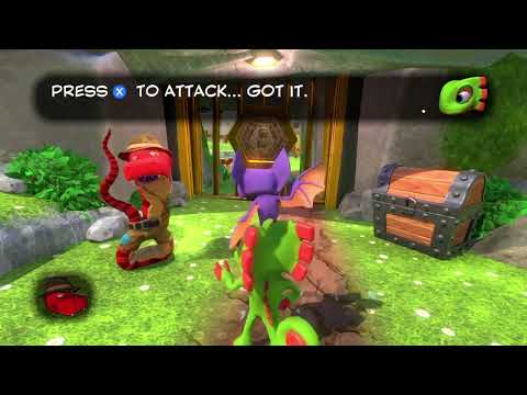 Let's Play Yooka-Laylee Part 1 - Into Hivory Towers