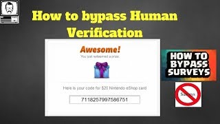 How to Skip / Bypass Surveys & Human Verification Free (working 2018)