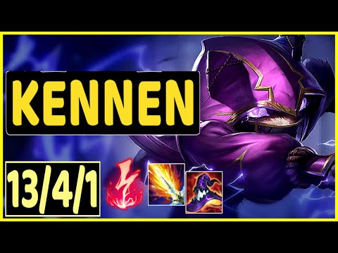 KENNEN VS SETT - 13/4/1 KDA TOP GAMEPLAY DIAMOND IV