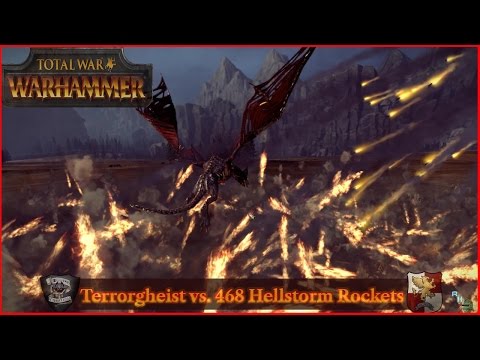 Terrorgheist Vs. 468 Hellstorm Rockets! - Total War: Warhammer