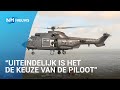 Defensie oefent met helikopter op Fort Pampus
