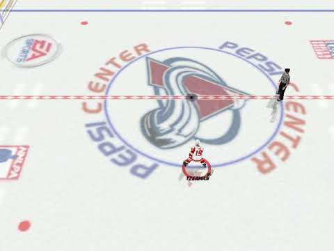 NHL 2001 Shootout Detroit Red Wings vs Colorado Avalanche (PC)