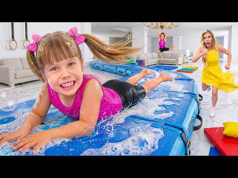 I Let GYMNASTS Babysit Our NEW BABY *Hidden Cameras*