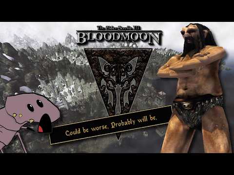 Beating Bloodmoon from Level 1 AS A SKYRIM GIANT!