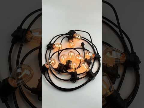 Вулична ретро гірлянда Стрінг Лайт Е27 (5 метрів) IP65 вологозахищена з лампочками