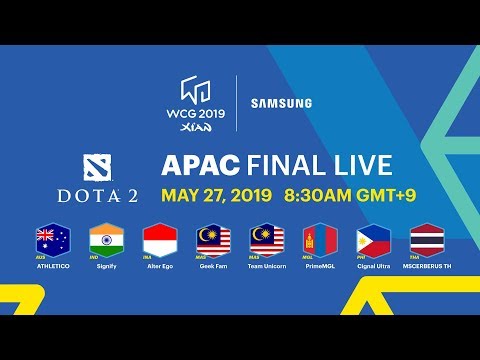 [WCG 2019 Xi'an] APAC Final Day 1 Live - DOTA 2 (2019-05-27)