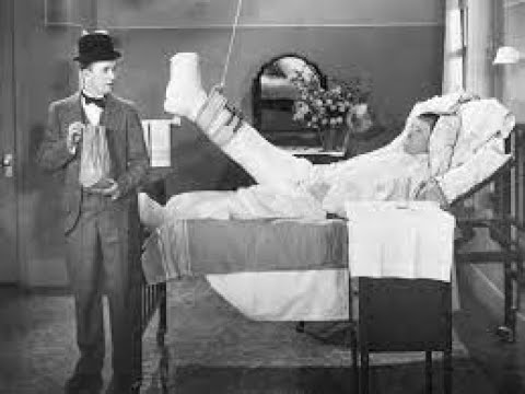 Laurel And Hardy 1932 County hospital Stan Visits Ollie Hillarious