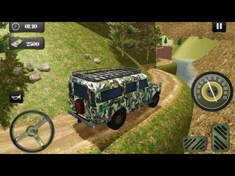 Indian Army Truck Transporter Vehicle Driving - Cargo Airplane Simulator 3D - Android GamePlay #2
