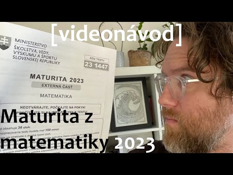 Maturita MATEMATIKA 2023 [riešenia + postup]