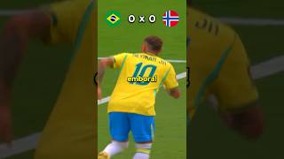 Brasil x Noruega 😳🤣 #brasil #noruega #neymar #engraçado #copadomundo