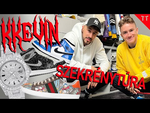 KKevin hihetetlen sneaker - és ruha gyűjteménye. Extra szekrénytúra interjúval🔥