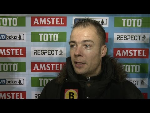 Coach Danny Buijs van Kozakken Boys trots op ploeg na bekerverlies tegen AZ