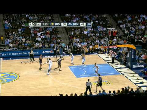 Tyler Hansbrough with the Baseline Reverse