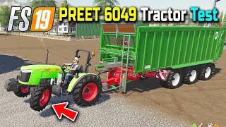 Preet 6049 Tractor Test with Cultivator Plows &