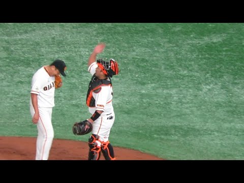 【名シーン】阿部慎之助、澤村拓一にまさかの行動をする