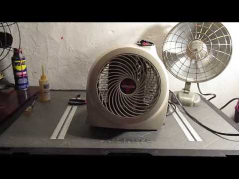 Vornado heater cleaned and oiled