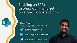 Enabling An SPFx ListView Command Set On A Specific SharePoint List