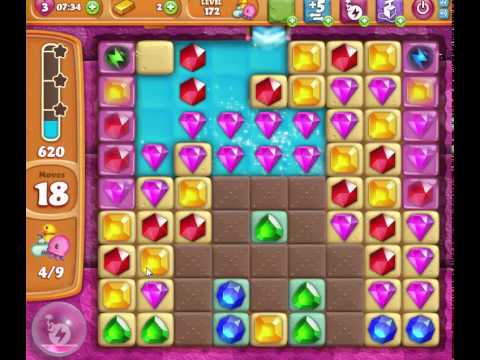 Diamond Digger Saga level 172 - 3 stars, no boosters used!