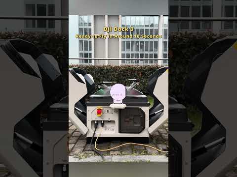 From platform to sky in 10 seconds  ⏲️ Matrice 4D drone deployment via DJI Dock 3