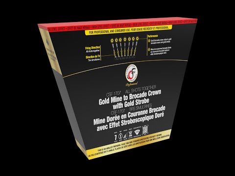 CSF-1707 Gold mine to Brocade Crown with Gold Strobe