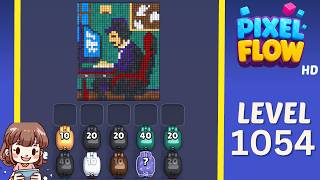 Pixel Flow Level 1054 Solution Walkthrough