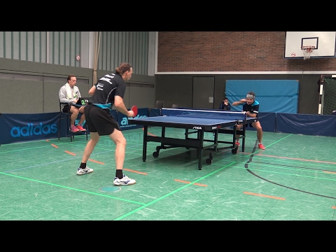 TT-VL (4-3) Xtreme Schnitt: Dirk Skock - Peter Mertens-Urbah | Tischtennis 28.01.2017