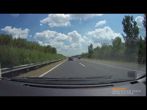Defekt az M5-ön / Puncture on M5 Motorway / Örkény, Hungary