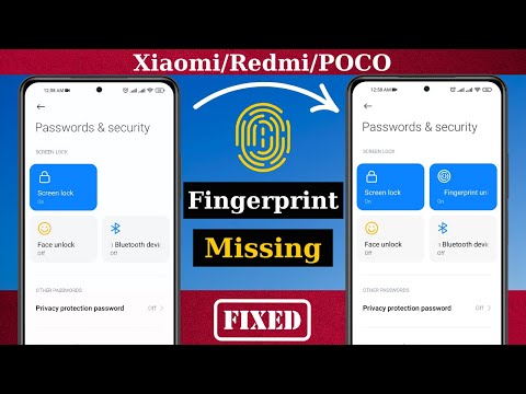 Fix Fingerprint Option Not Showing In Settings on Xiaomi phones (MI, Redmi, POCO)