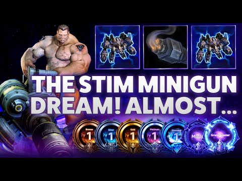 Tychus Odin - THE STIM MINIGUN DREAM! ALMOST... - Bronze 2 Grandmaster S2 2022