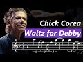 Chick Corea - Waltz For Debby (Piano transcription)