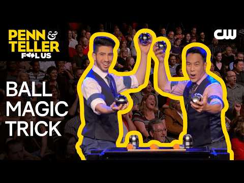 Father-Son Duo Perform Ball Cup Magic Tricks | Penn & Teller: Fool Us | The CW