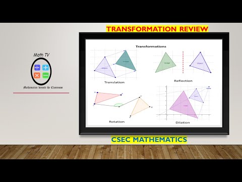 CSEC MATHEMATICS|GEOMETRIC TRANSFORMATION MARATHON
