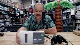 Video thumbnail for Live sound test  Marantz MPM-1000U  Studio Condenser USB Microphone for DAW Recording & Podcasting by expert island