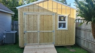preview picture of video '12x12 Pump/Storage Shed - Shed Plans - Stout Sheds LLC'