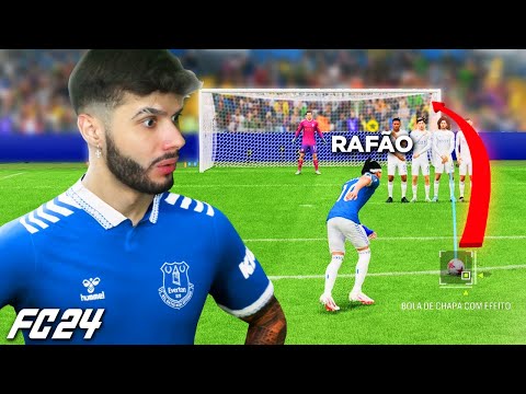 MEU PRIMEIRO GOL DE FALTA NO MODO CARREIRA JOGADOR!? FC 24 #27