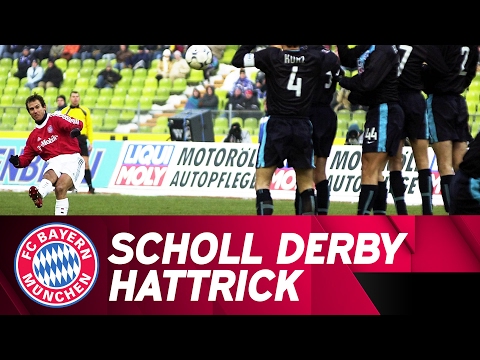 Mehmet Scholl's traumhafter Hattrick im Derby gegen TSV 1860 München | Saison 2002/03