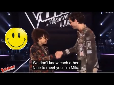 MIKA @ "Épreuve Ultime" - MANOAH «Down On My Knees» (Eng sub)