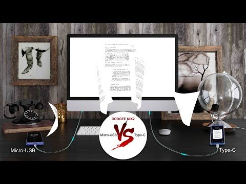 DOOGEE MIX 2 in USB Type-C, to a faster world