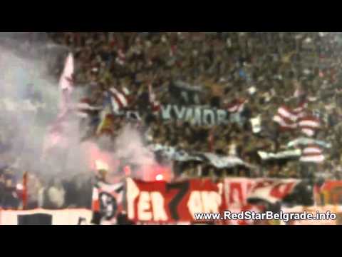 Delije 143. Veciti derbi- PALE GROBARSKE ZASTAVE i Gol BY: ZexoNN NN